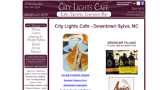 Desktop Screenshot of citylightscafe.com