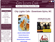 Tablet Screenshot of citylightscafe.com